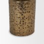 71149 - Akira Large Hammered Gold Metal Pillar Candle Holder