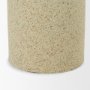71150 - Akira Small Textured Beige Metal Pillar Candle Holder