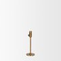 71156 - Chantria Small Solid Natural Brass Adjustable Taper Candle Holder