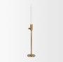 71157 - Chantria Large Solid Natural Brass Adjustable Taper Candle Holder