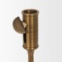71157 - Chantria Large Solid Natural Brass Adjustable Taper Candle Holder