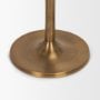 71157 - Chantria Large Solid Natural Brass Adjustable Taper Candle Holder
