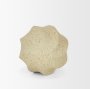 71166 - Imani Small Sculptural Textured Beige Metal Decorative Orb Object