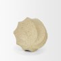 71166 - Imani Small Sculptural Textured Beige Metal Decorative Orb Object
