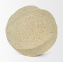 71167 - Imani Large Sculptural Textured Beige Metal Decorative Orb Object
