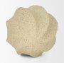 71167 - Imani Large Sculptural Textured Beige Metal Decorative Orb Object