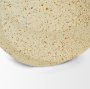71167 - Imani Large Sculptural Textured Beige Metal Decorative Orb Object