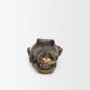 71170 - Alistair Antiqued Gold Cast Metal Decorative Skull Object