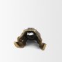 71170 - Alistair Antiqued Gold Cast Metal Decorative Skull Object