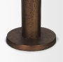 71173 - Declan Antiqued Brass Cast Metal Taper Candle Holder