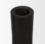 71174 - Declan Textured Matte Black Cast Metal Taper Candle Holder