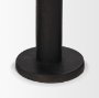 71174 - Declan Textured Matte Black Cast Metal Taper Candle Holder