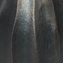 71176 - Anya Matte Black Scalloped Petal Cast Metal Jug
