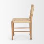 71180 - Brinley Woven Paper Rope w/ Brown Wood Frame Dining Chair