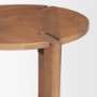 71182 - Hisako Mid Brown Open Round Accent Table
