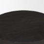 71185 - Rashama Dark Brown Wood Stacked Geometric Round Accent Table