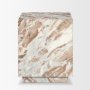 71191 - Matteo Solid Pink Marble Square Side Table