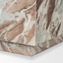 71191 - Matteo Solid Pink Marble Square Side Table
