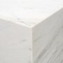 71192 - Matteo Solid White Marble Square Side Table