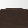71212 - Cayson Dark Brown Sculptural Round Accent Table