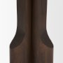 71212 - Cayson Dark Brown Sculptural Round Accent Table