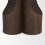 71212 - Cayson Dark Brown Sculptural Round Accent Table
