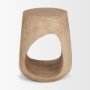 71223 - Cove Light Brown Sculptural Open Side Table