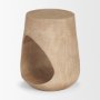71223 - Cove Light Brown Sculptural Open Side Table