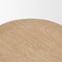 71223 - Cove Light Brown Sculptural Open Side Table