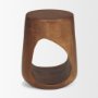 71224 - Cove Mid-Brown Sculptural Open Side Table