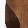 71224 - Cove Mid-Brown Sculptural Open Side Table