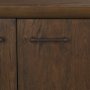 71229 - Belford 94" Dark Brown Oak Wood Media Console