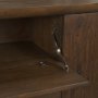 71229 - Belford 94" Dark Brown Oak Wood Media Console