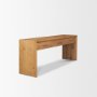 71233 - Belford 72" Light Brown Oak Wood Console Table