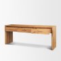 71233 - Belford 72" Light Brown Oak Wood Console Table