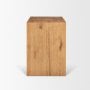 71235 - Belford 3-Drawer Light Brown Oak Wood Closed Nightstand