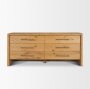 71237 - Belford 6-Drawer Light Brown Oak Wood Dresser