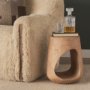 71223 - Cove Light Brown Sculptural Open Side Table