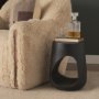 71225 - Cove Dark Brown Sculptural Open Side Table