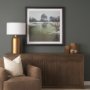 15860 - Winter Sky by Mercana Studio Hand Embelished Framed Artwork Matted under Glass