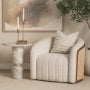 71157 - Chantria Large Solid Natural Brass Adjustable Taper Candle Holder
