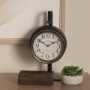 63025 - Taxz Metallic Brown Metal Hanging Table Clock