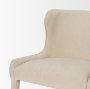 71251 - Nolan Slope Cream Chenille Dining Chair