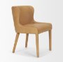 71253 - Nolan Slope Tan Leather Dining Chair
