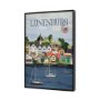 13770 - Lunenburg Go Canada (SM) by Mercana Studio a Hand Embellished Decograph Framed Art Print