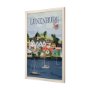 13803 - Lunenburg Go Canada (XL) by Mercana Studio a Hand Embellished Decograph Framed Art Print under Glass