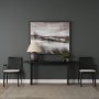 102703-FL - Quiet Horizons I by Mercana Studio Hand-Embellished Textured Framed Canvas Artwork