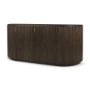 69873-4A1 - Terra Fluted Dining Table - 4 Niles Chairs - Terra Sideboard