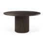 69873-4B2 - Terra Fluted Dining Table - 4 Niles Chairs - Sloan Cabinet