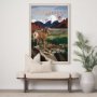 14003 - Colorado Go USA (XL) by Mercana Studio a Hand Embellished Decograph Framed Art Print under Glass